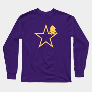 Squid on star Long Sleeve T-Shirt